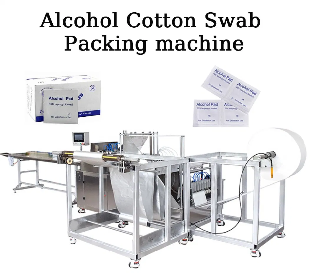 Kefai Cleaning Alcohol Swab Tissue Packing Machine Alcohol Wet Wipe Machine