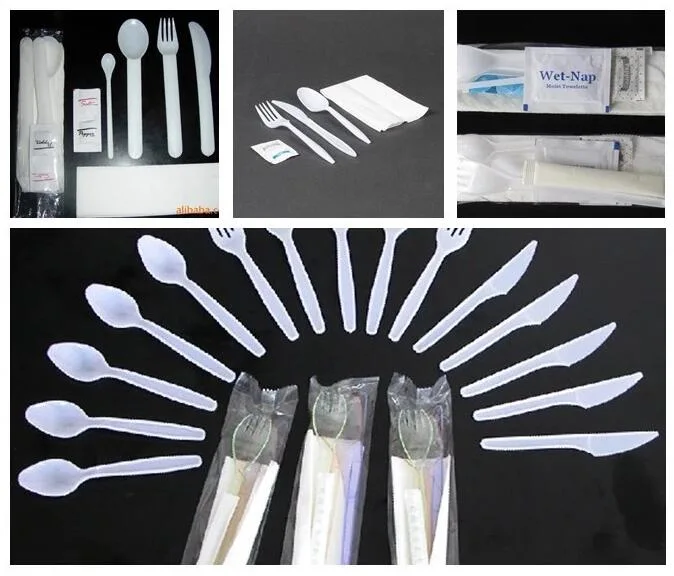 Disposable Wooden Environmental Protection Cutlery Tableware Spoon Knife Fork Auto Feed Packing Machine