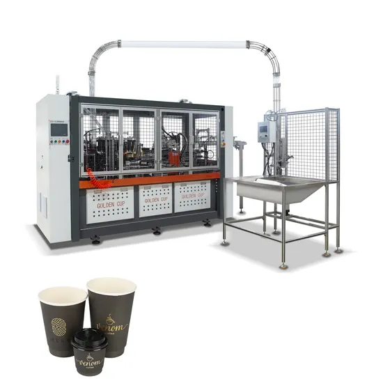 High Speed Coffee Cup Paper Cup Machinery Forming Making Machine with Inspection System and Packing