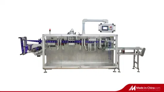 Auto Cleaning Alcohol Swab Wet Wipes Tissue Packing Machine