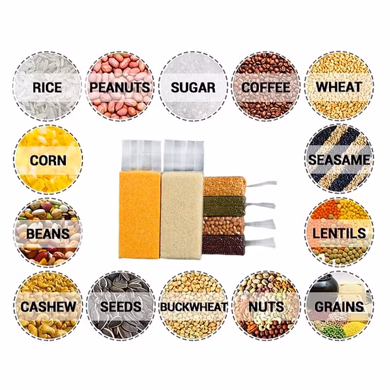 Rice Flat Shape Packing & Brick Shape Vacuum Pillow Packaging Machine